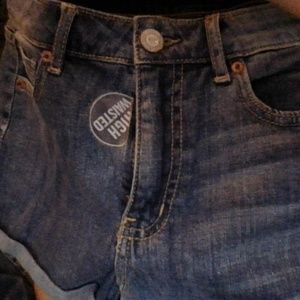 Aeropostale High waisted Shorty jean shorts size 2